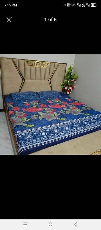 King bed with mattress 1