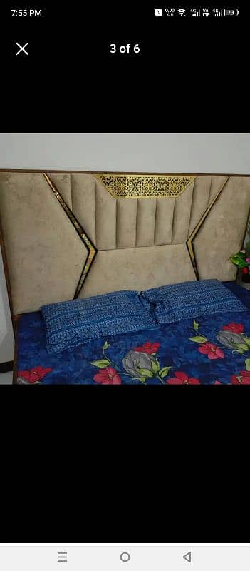 King bed with mattress 2