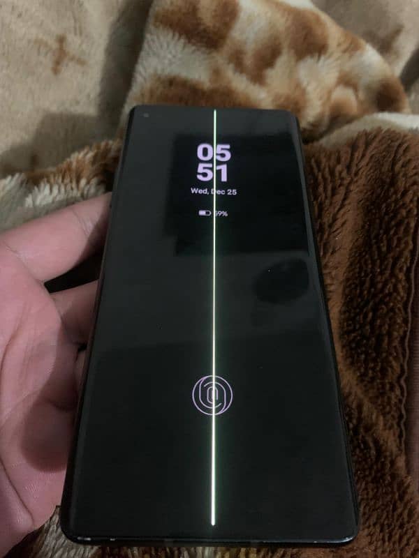 oneplus 8 line on screen 2