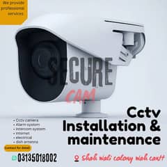 Cctv Camera sale and installing maintenance