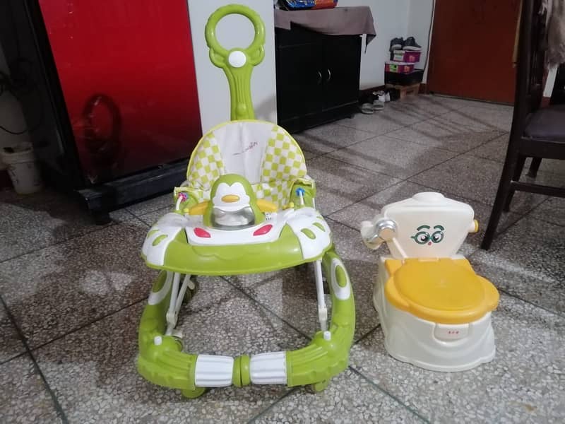 Baby Walker + Rocker & Toilet Seat 1