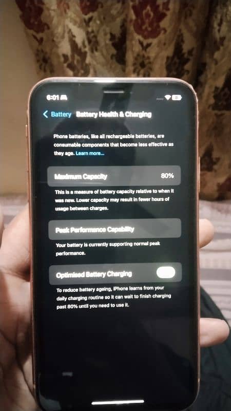 IPHONE XR NON PTA JV 10 BY 10 BATTERY 80 6