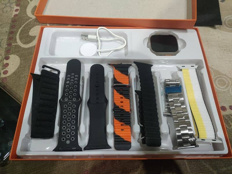 Ultra Android watch 7 in 1 straps 1