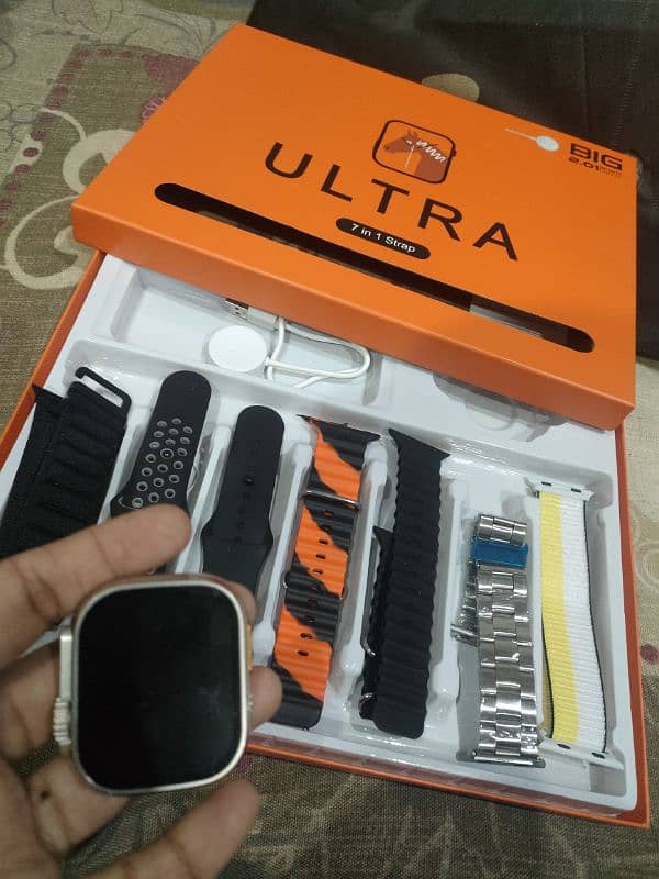 Ultra Android watch 7 in 1 straps 2