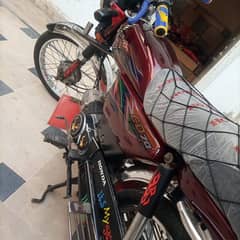 Honda CD 70 for sale Call my WhatsApp number 03244025806