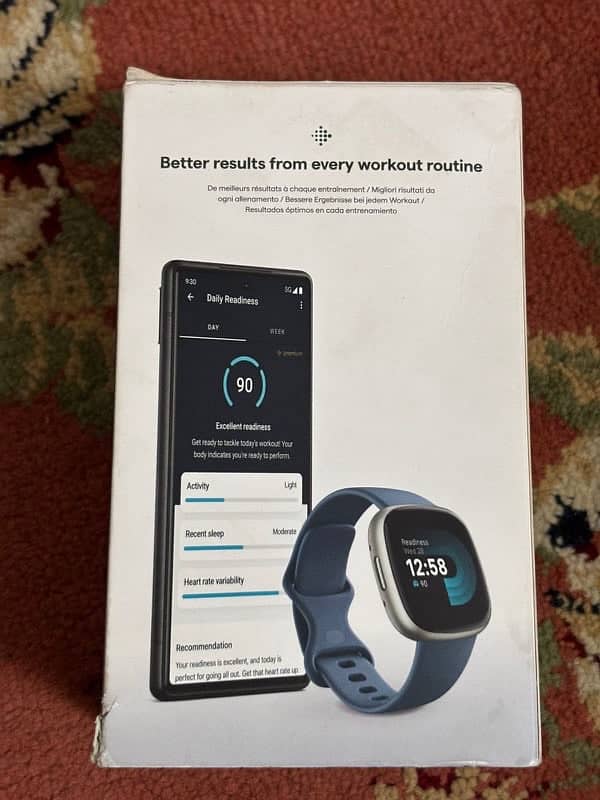 Fitbit versa 4,gps,brand new 1