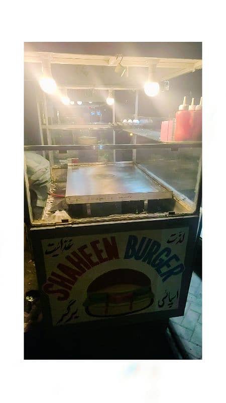 fries and burger counter are available with full Saman 1