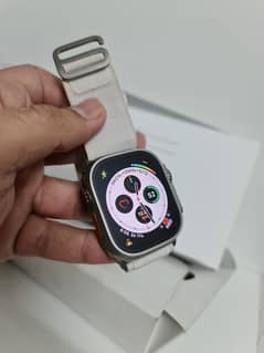 Apple Watch Ultra 49mm Starlight Alpine Loop Complete Box