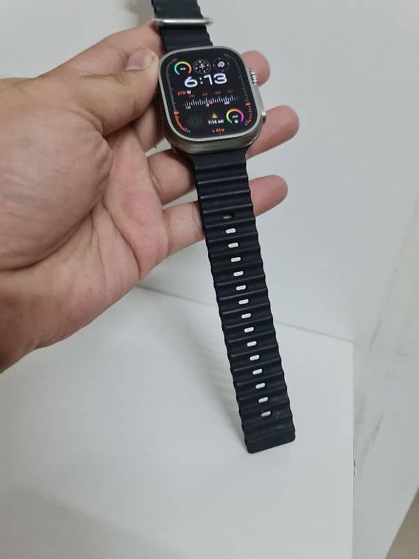 Apple Watch Ultra 49mm Starlight Alpine Loop Complete Box 4