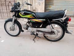 HONDA CD70CC 2019 MODEL KARACHI NUMBER