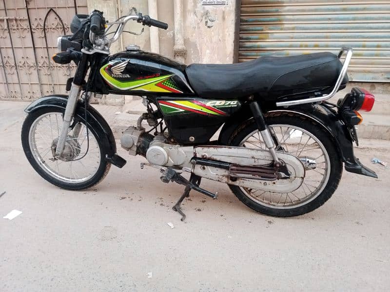 HONDA CD70CC 2019 MODEL KARACHI NUMBER 0