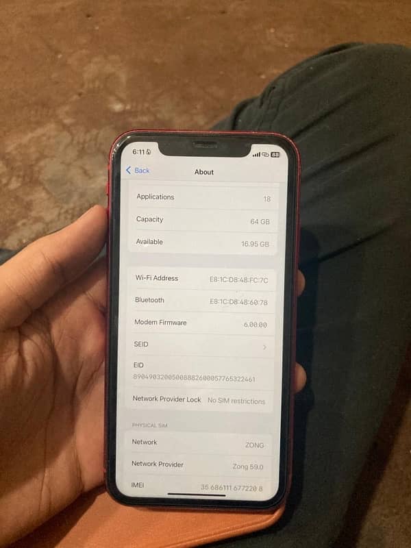 iPhone 11 Zong sim working(factory unlock ) 03126200393 3