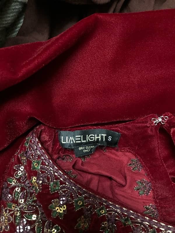 limelight velvet maroon maxi 7