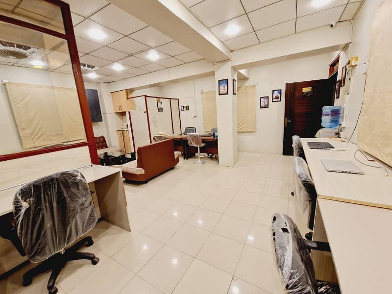 600 SQ FEET OFFICE FOR SALE IN GULISTAN-E-JAUHAR BLOCK 14. 4