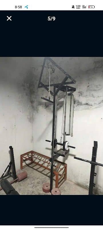 160 par kg . . gym equipment. all exercise in one machine. 7