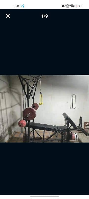 160 par kg . . gym equipment. all exercise in one machine. 15