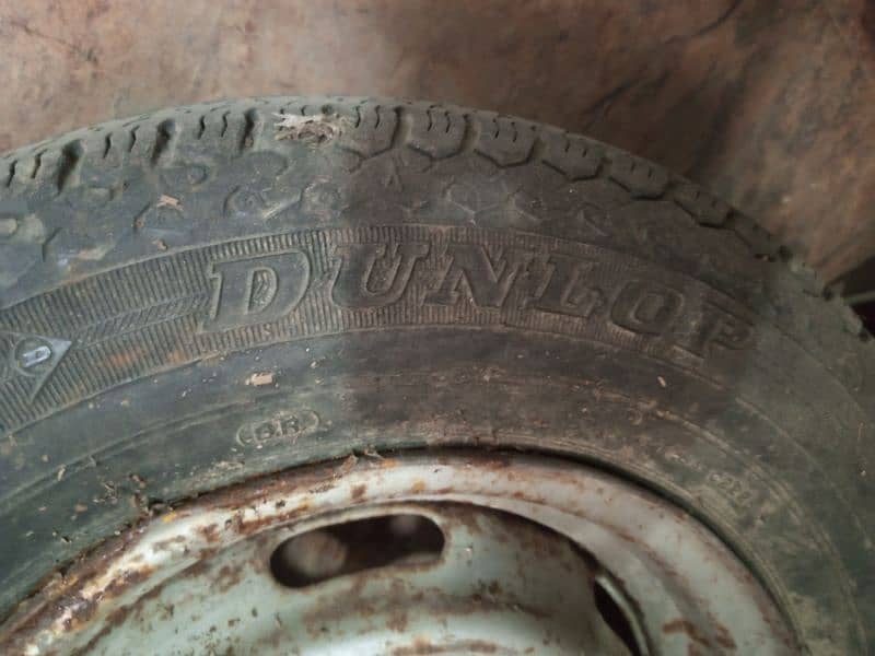 MEHRAN TYRE 145. R12  DUNLOP SPARE TYRE 1