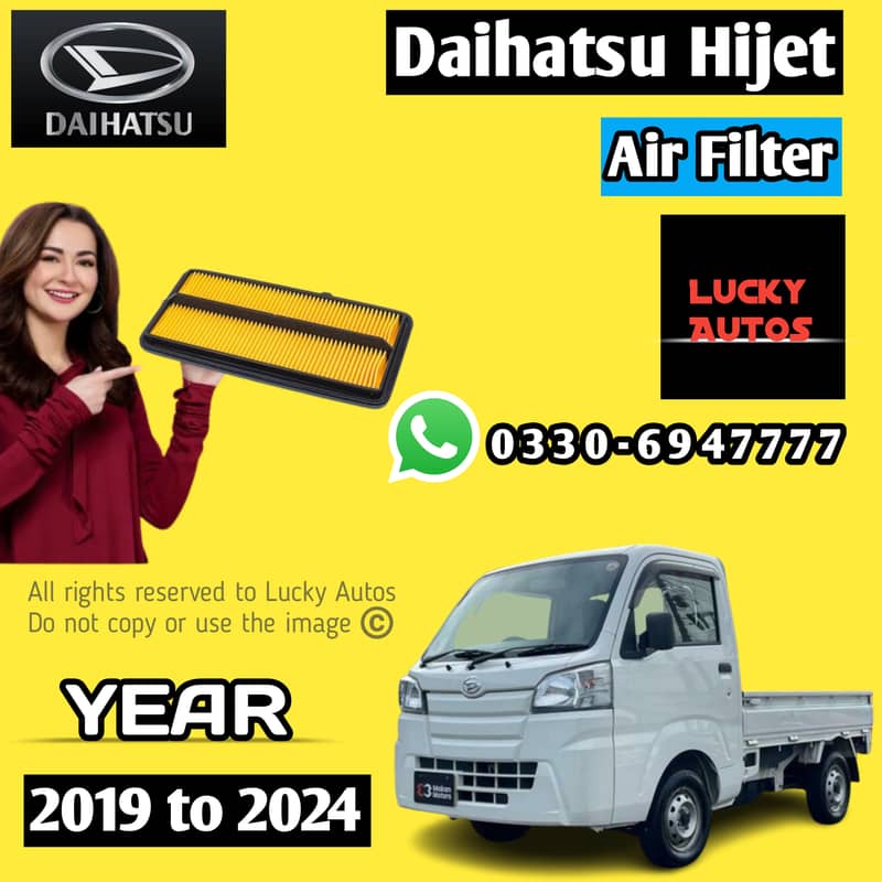 Daihatsu Hijet Air Filter Year 2019 to 2024 0