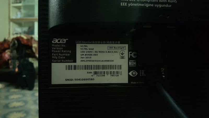 Acer LCD V176 L 2