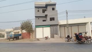 8 Marla triple story commercial building on new defence road near ferozpur road Gajjumate Lahore