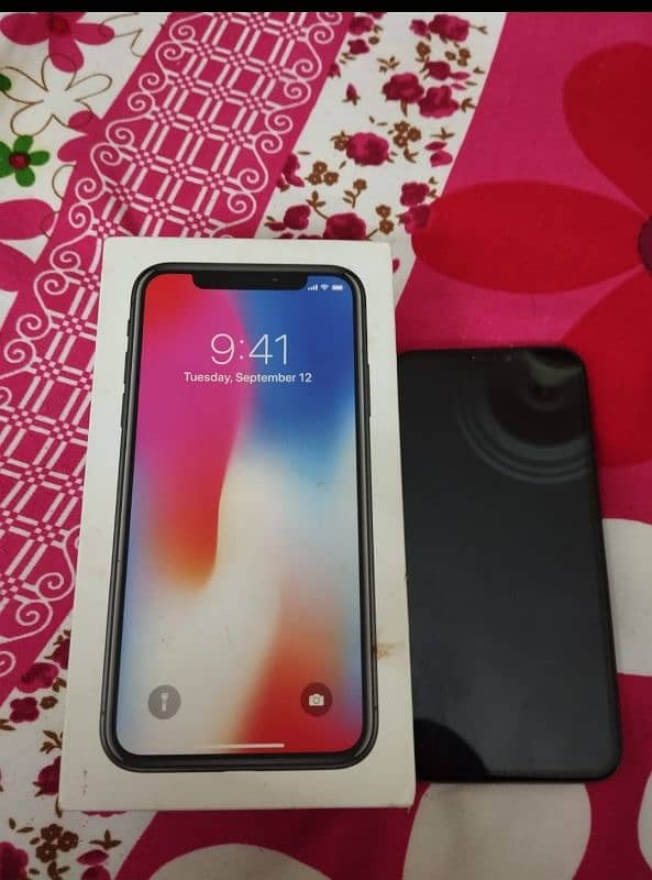 iphone x 256 gb PTA approved black colour available for sale 4