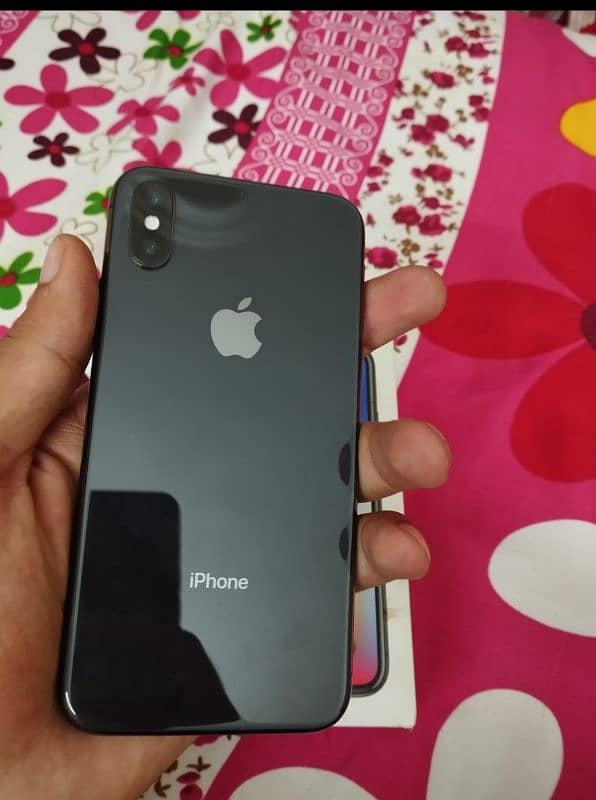 iphone x 256 gb PTA approved black colour available for sale 5