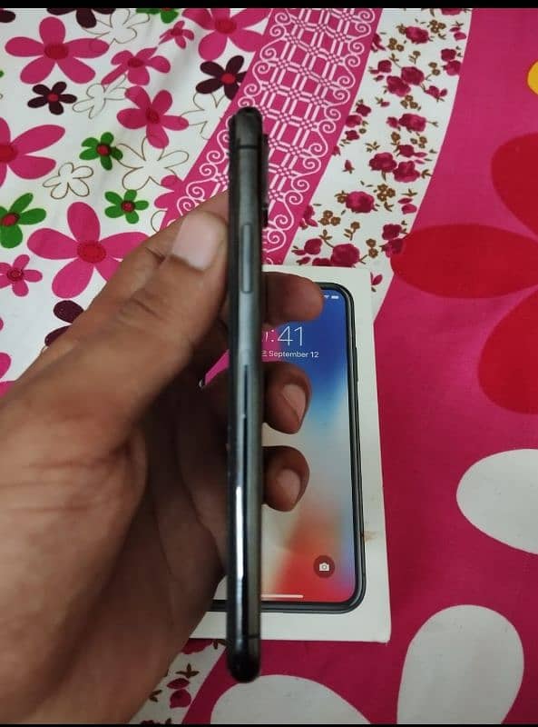 iphone x 256 gb PTA approved black colour available for sale 6