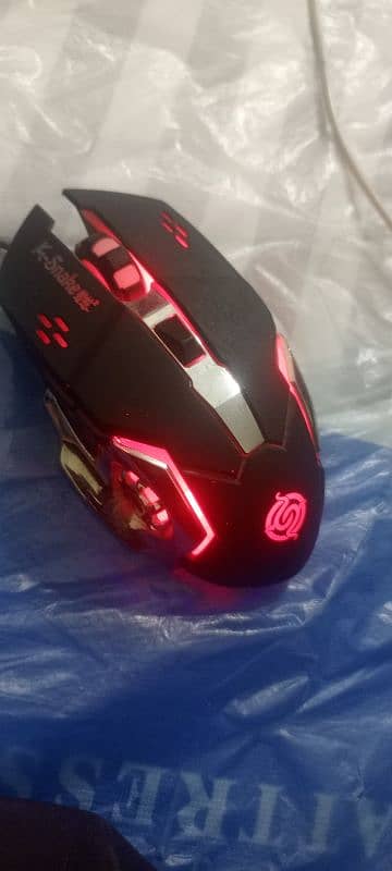 gaming mouse with lighting multi color 1