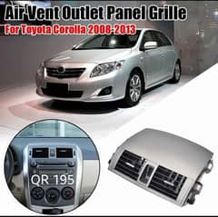 DASHBOARD CENTER COVER WITH AC VENT FOR TOYOTA COROLLA 2008-2013