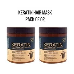 Keratin Hair Mask, 500ml - Pack Of 2