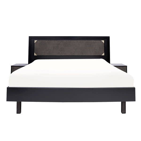 Habitt King Bed with Side Tables and Diamond Mattress 7