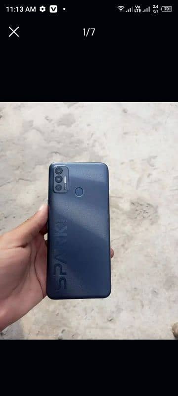 Tecno spark 7, 4, 64 exchange possible,,,,03187948606 6