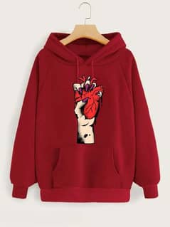 Stylist printed hoodies for girls