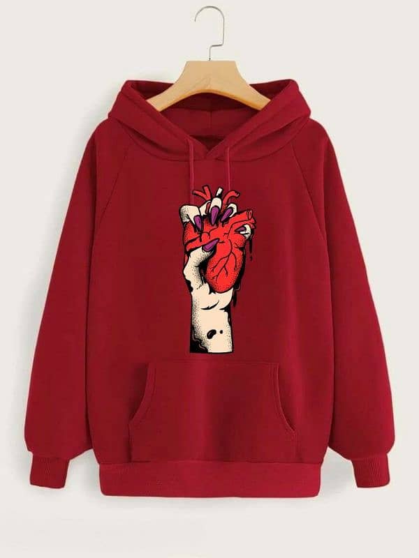 Stylist printed hoodies for girls 0