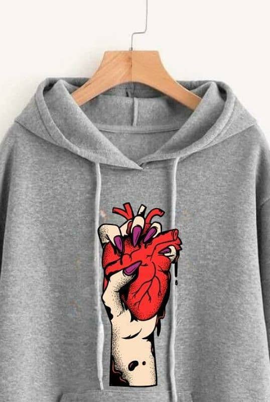 Stylist printed hoodies for girls 4