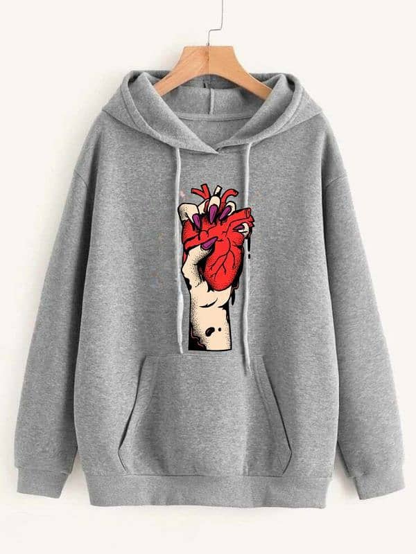 Stylist printed hoodies for girls 5