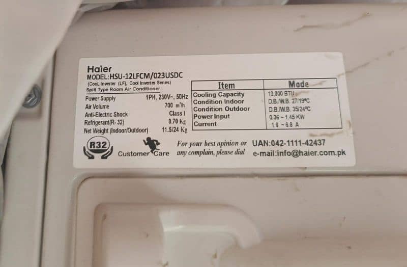 Haier DC Inverter 12 LF 2