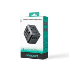 Jr-tcw01 17w 4-port Universal Travel Adapter Black