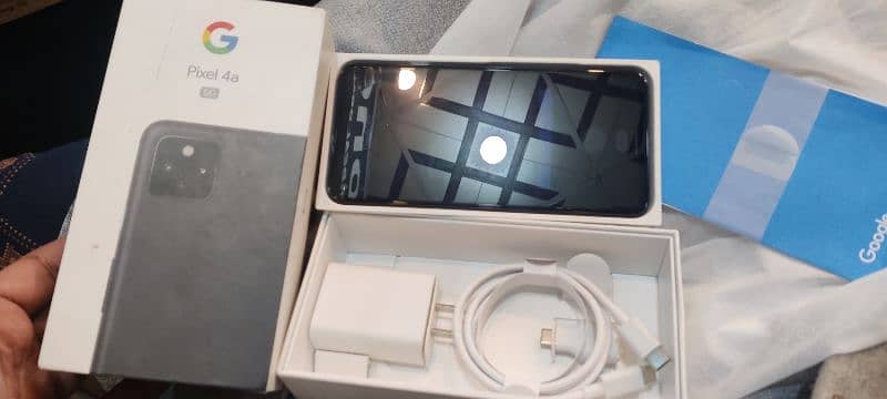 pixel 4a5g in excellent condition with complete box 0