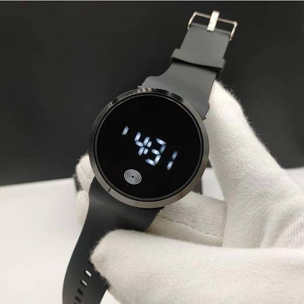 black led smart watch 2