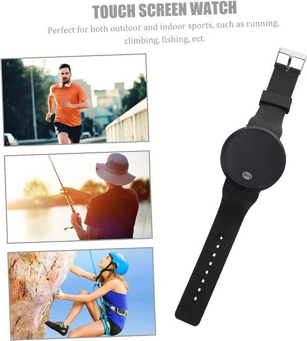 black led smart watch 3