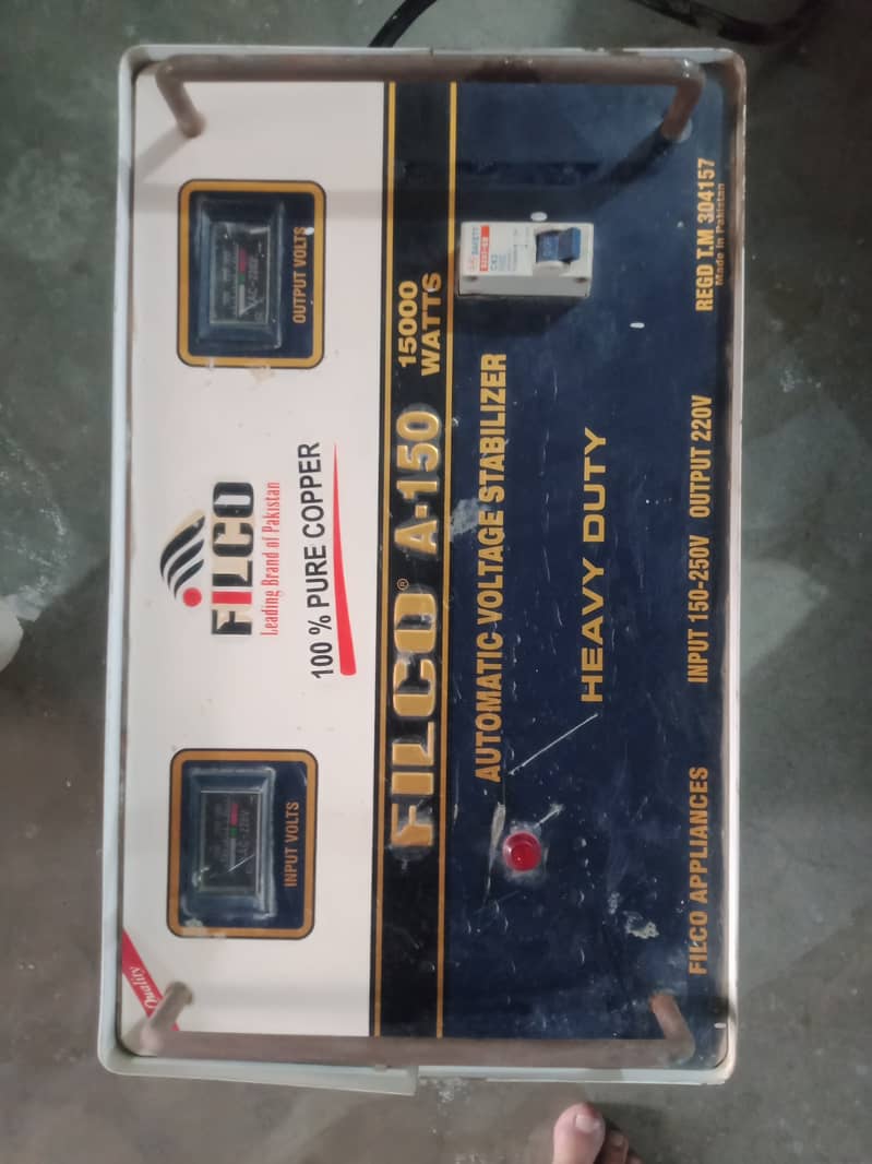 Filco stabilizer 15000 watts 0