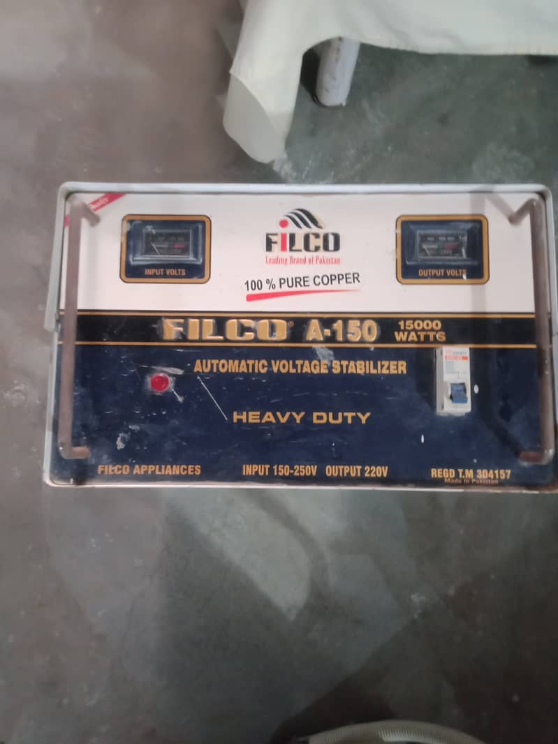 Filco stabilizer 15000 watts 1