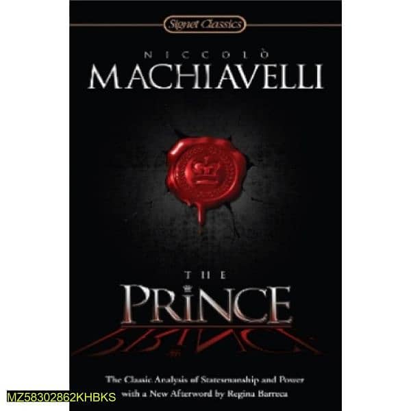 the Prince a novel by Niccolo Machiavelli ks 0