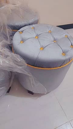 Puffy sofa stools per piece in just Rs. 4500