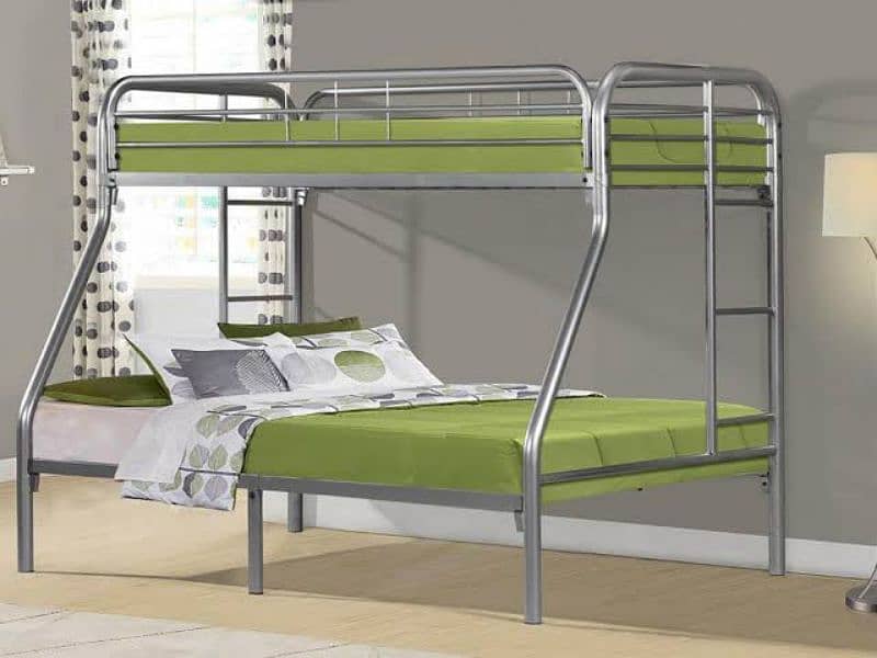 Golden Colour Just Two heavy gauge Iron special Size  Bed 0