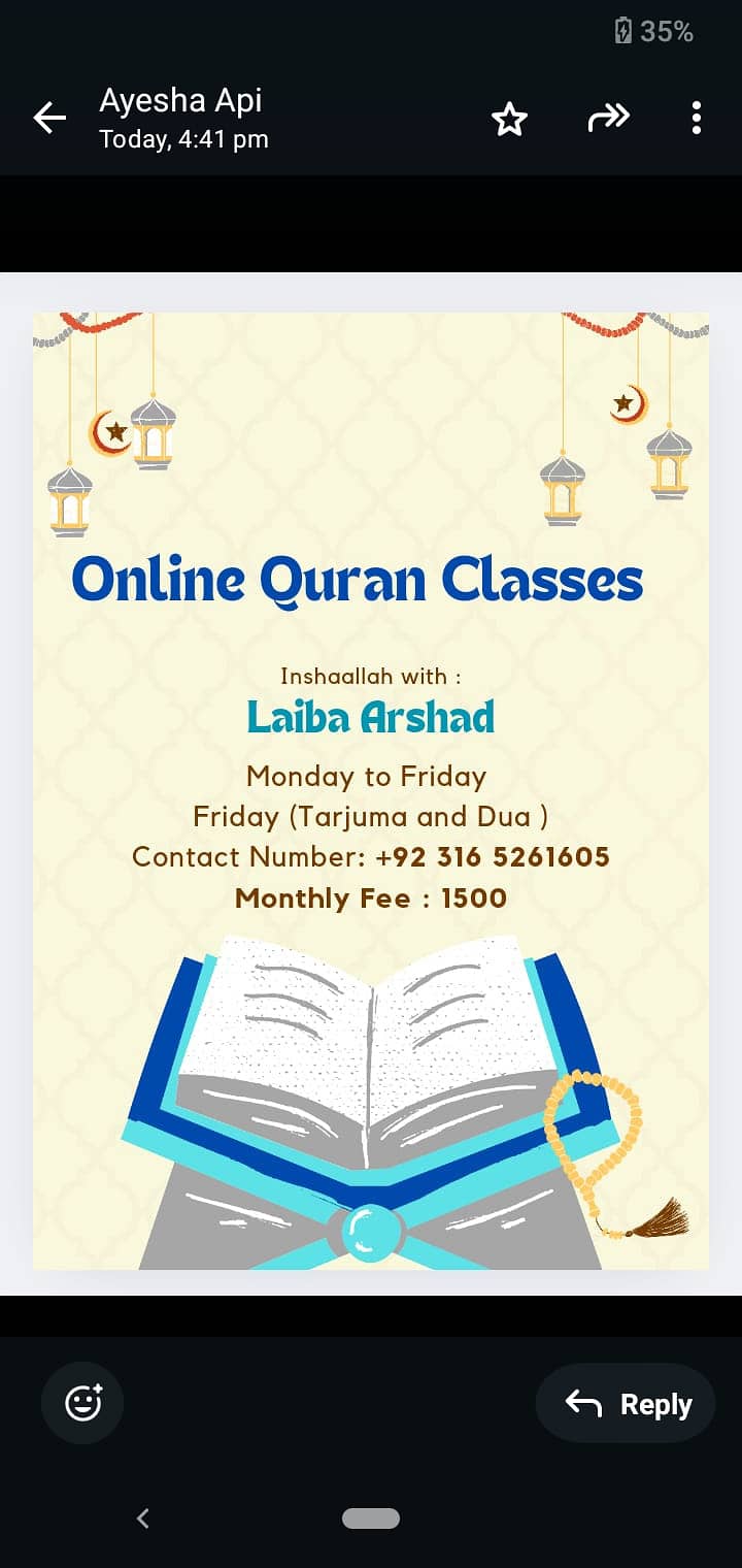 Online quran class 0