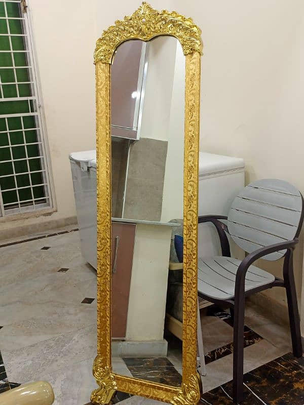 Golden full length mirror 1