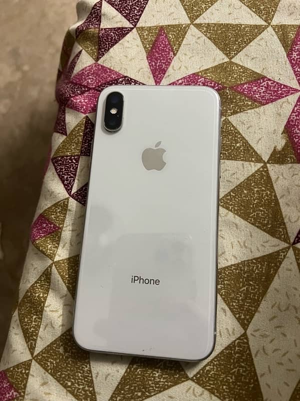 Iphone X 256 GB  White Color PTA Approved 1