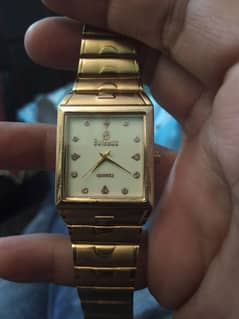 swissmax golden watch